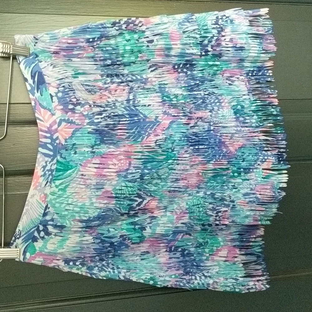 Lilly Pulitzer fringe skirt